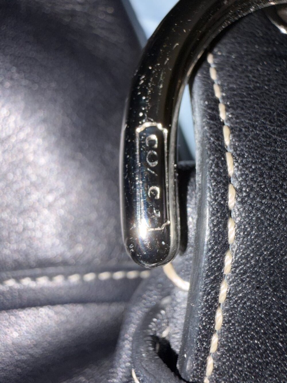 Coach Soho Black Leather Shoulder Bag Vintage - Picture 11 of 11